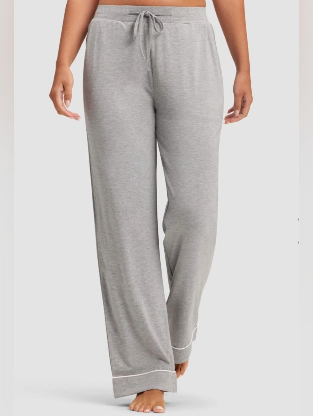 NWT ~ Cozy Earth Women's Bamboo Stretch Gray Pajama Pants ~ XXXL ~ Petite Short
